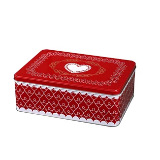 Christmas tin box
